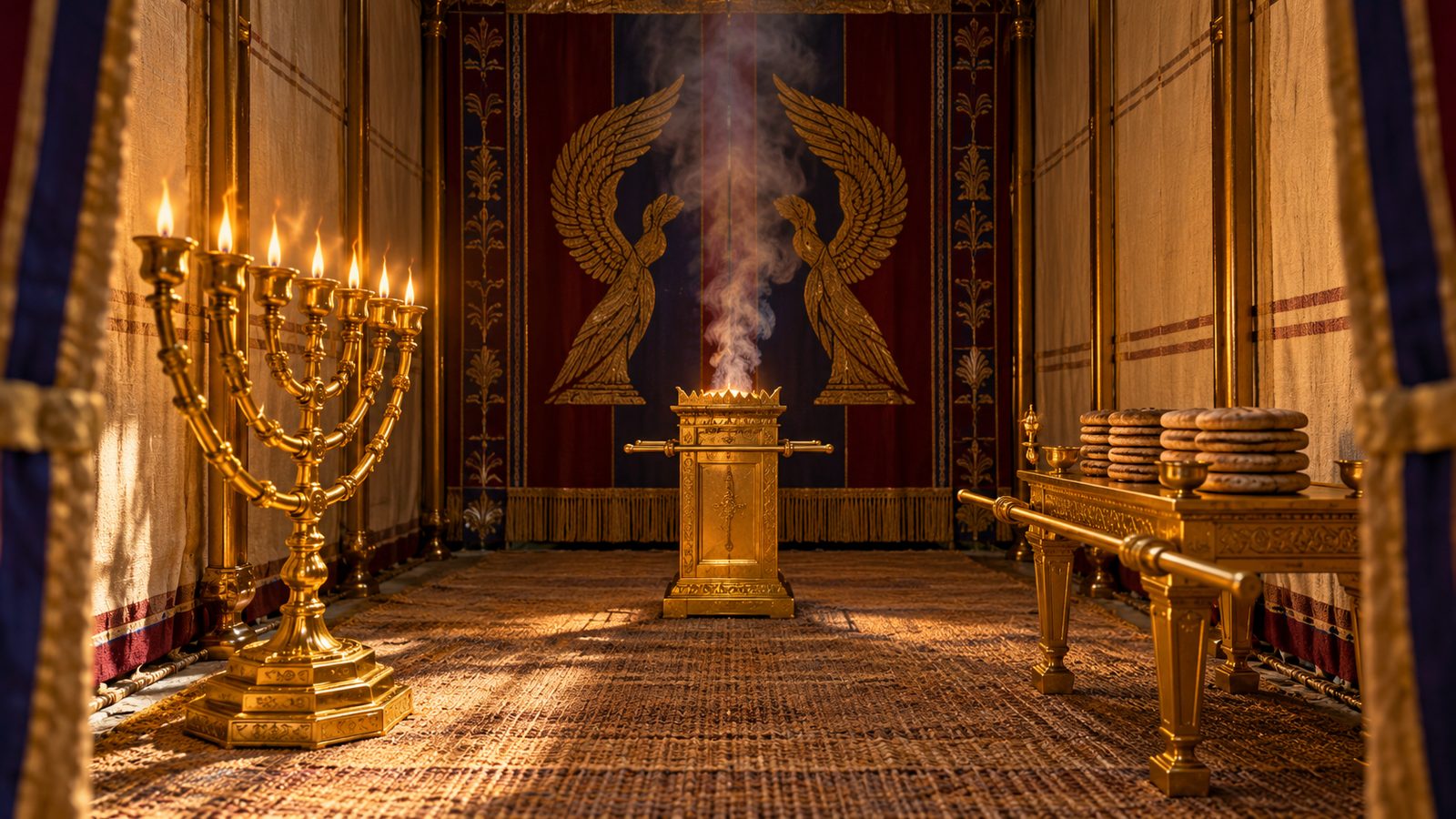 Inside the Holy Place: Light, Bread, and Incense Illustration: Inside the Holy Place: Light, Bread, and Incense