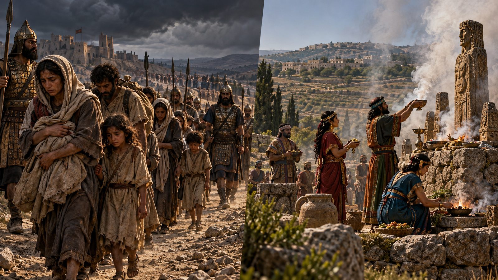 Exile and Mixed Worship in Samaria Illustration: Exile and Mixed Worship in Samaria
