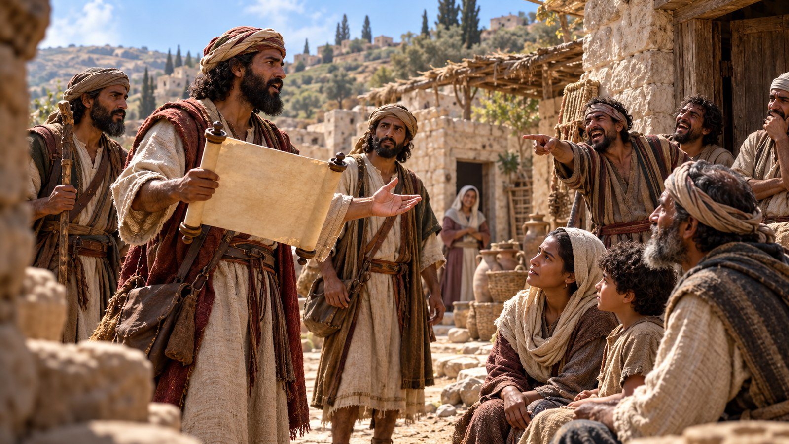 Hezekiah's messengers carry the Passover invitation Illustration: Hezekiah's messengers carry the Passover invitation. Hezekiah sends messengers throughout Israel and Judah, inviting the people to come to Jerusalem and keep the Passover to the Lord.