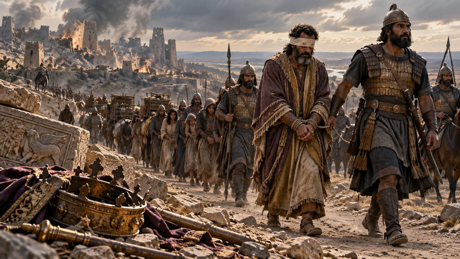 Zedekiah Led Away: Jerusalem’s King in Exile Illustration: Zedekiah Led Away: Jerusalem’s King in Exile