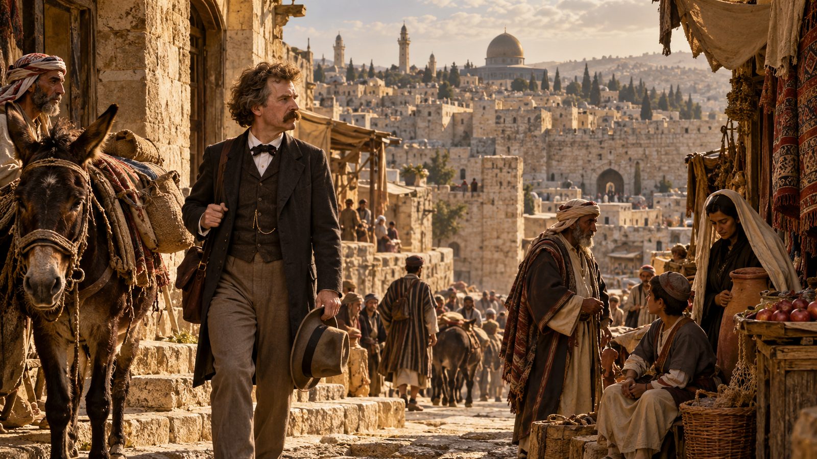 Jerusalem in 1867: The World Mark Twain Visited Illustration: Jerusalem in 1867: The World Mark Twain Visited