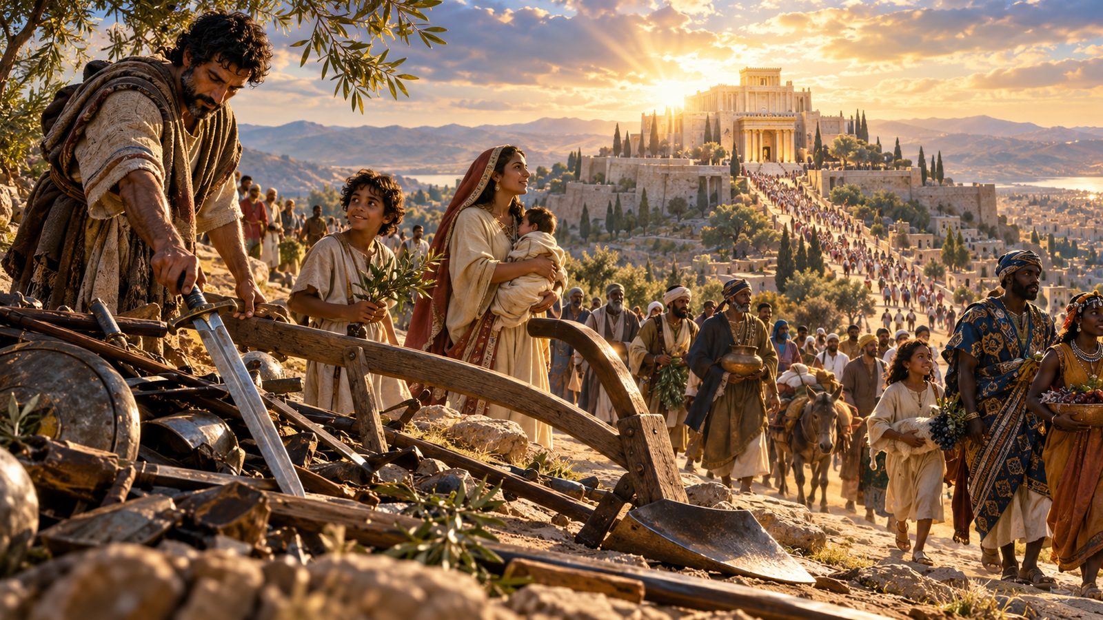 The Nations Stream to the Mountain of the Lord Illustration: The Nations Stream to the Mountain of the Lord