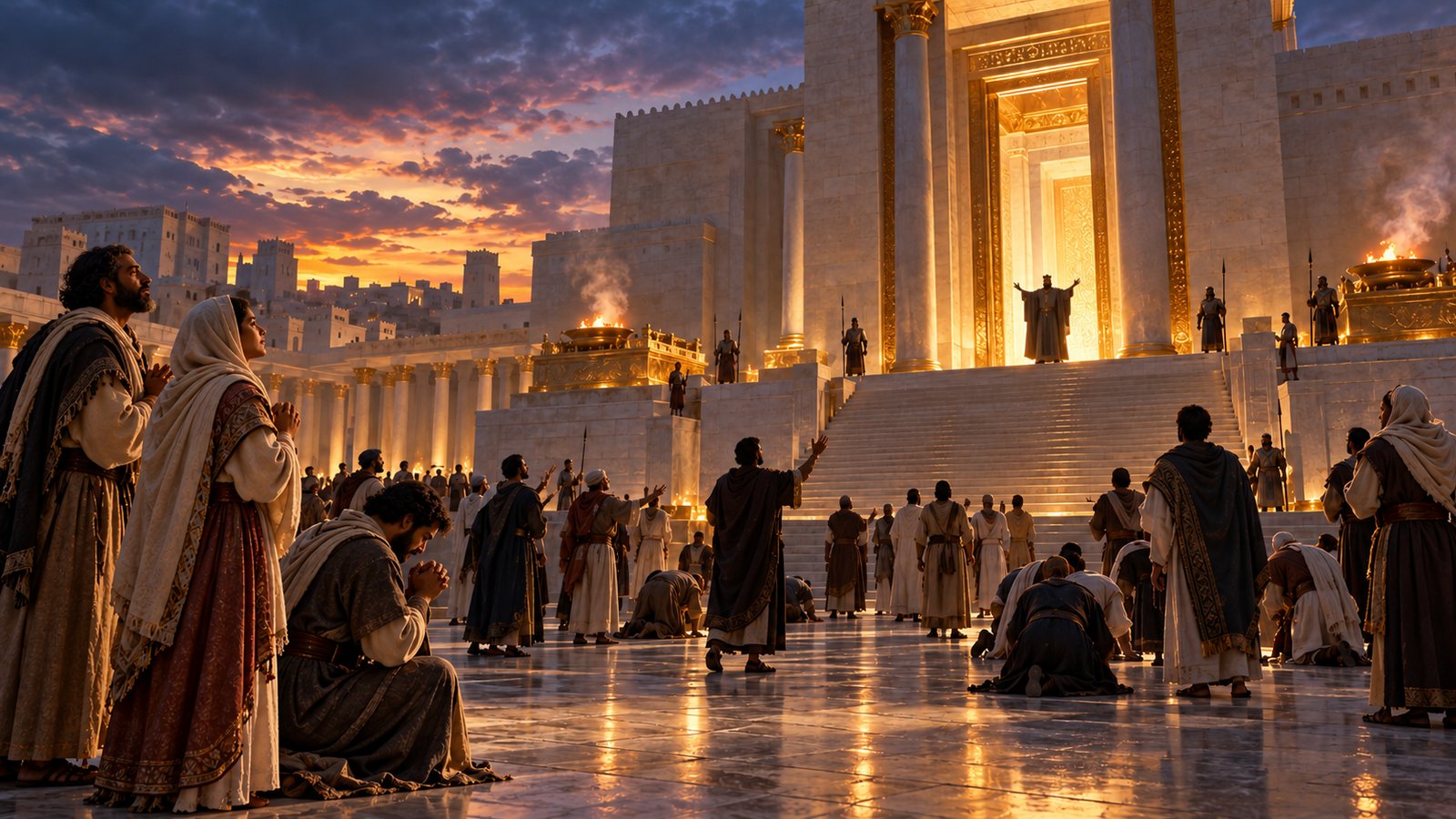 Illustration: The Third Temple — Daniel, Jesus, Paul, and John speak of a sanctuary in the last days (Daniel 9:27; Matthew 24:15; 2 Thessalonians 2:4; Revelation 11:1–2).